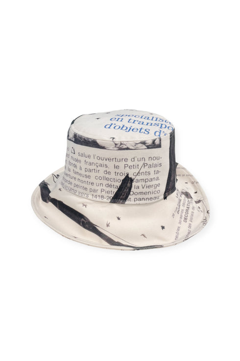 Mayte × Cycle DRAWING BUCKET HAT -WATER-
